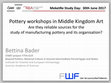 Research paper thumbnail of Pottery workshops in Middle Kingdom Art Are they reliable sources for the study of manufacturing pottery and its organisation?