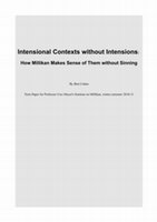 Research paper thumbnail of Intensional Contexts without Intensions: How Millikan Makes Sense of Them without Sinning