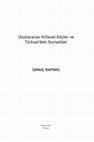 Research paper thumbnail of ULUSLARARASI KİTLESEL GÖÇLER VE TÜRKİYE'DEKİ SURİYELİLER (KONFERANS RAPORU)