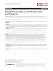 Research paper thumbnail of Waterborne parasites: a current status from the Philippines