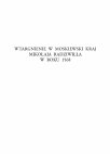 Research paper thumbnail of Jan Głuchowski, "Wtargnienie w moskiewski kraj Mikołaja Radziwiłła w roku 1568"