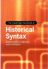 Research paper thumbnail of 'Reanalysis', Chapter 4 of the Cambridge Handbook of Historical Syntax (2017)