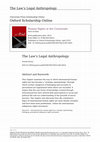 Research paper thumbnail of The Law’s Legal Anthropology