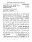 Research paper thumbnail of The Social Construction of Rodrigo Roa Duterte's Visit to UPLB: Thematic Analysis of Facebook Posts Associated with #DuterteVisitsUPLB