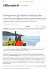 Research paper thumbnail of Greenpeace e gli scheletri nell'armadio - IlGiornale.pdf