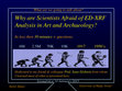 Research paper thumbnail of Why are Scientists Afraid of ED-XRF Analysis in Art and Archaeology?