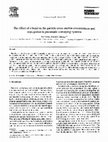 Research paper thumbnail of The effect of a bend on the particle cross-section concentration and segregation in pneumatic conveying systems