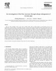 Research paper thumbnail of An investigation of the flow structure through abrupt enlargement of circular pipe