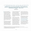 Research paper thumbnail of La Dimensión Política y social de los procesos de puesta en valor del patrimonio de la memoria de las violaciones a los derechos huamnso en Chile. 1996-2016