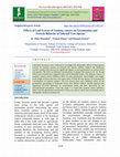 Research paper thumbnail of Effects of Leaf Extract of Lantana camara on Germination and Growth Behavior of Selected Tree Species