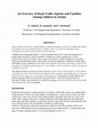 Research paper thumbnail of An Overview of Road Traffic Injuries and Fatalities Among Children in Jordan