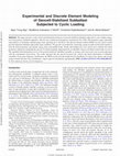 Research paper thumbnail of Experimental and Discrete Element Modeling of Geocell-Stabilized Subballast Subjected to Cyclic Loading