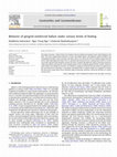 Research paper thumbnail of Behavior of geogrid-reinforced ballast under various levels of fouling