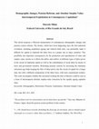 Research paper thumbnail of Demographic changes, Pension Reforms, and Absolute Surplus Value:  Intertemporal Exploitation in Contemporary Capitalism?