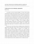 Research paper thumbnail of Tecnificacion de la vida. Multitasking y aplanamiento