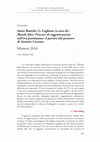 Research paper thumbnail of Discussione di "Mondi Altri. Processi di soggettivazione nell'era postumana", A. Bianchi, G. Leghissa (a cura di)