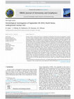 Research paper thumbnail of Seismological investigation of September 09 2016, North Korea underground nuclear test