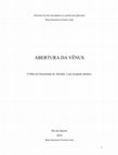 Research paper thumbnail of Monografia Abertura da Vênus