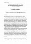 Research paper thumbnail of Trauma, Emotions and Memory in World Politics: The Case of the European Union's Foreign Policy in the Middle East Conflict (co-authored article, accepted version for Political Psychology)