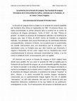 Research paper thumbnail of Las primicias de la Escuela de Lenguas de la Universidad de Colima