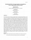 Research paper thumbnail of Distributional effects of transport policies on inequalities in access to opportunities in Rio de Janeiro