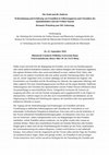 Research paper thumbnail of Call for Papers: Die Stadt und die Anderen. Wahrnehmung und Erfahrung von Fremdheit in Selbstzeugnissen und Chroniken des Spätmittelalters und der Frühen Neuzeit, Bonn 09/2018, Deadline: 22.12.2017