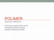 Research paper thumbnail of POLIMER.pptx