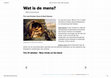 Research paper thumbnail of Wat is de mens?