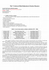 Research paper thumbnail of The 7 Criteria of Risk Reduction in Nuclear Disasters Energy Conservation and Sustainable Environment Society
