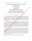 Research paper thumbnail of Evaluating and Comparing the Murabitun and Haeriyyun Transnational Sufism in Contemporary Societies International conference Evaluating and Comparing the Murabitun and Haeriyyun: Reflections of Contemporary (South[ern]) African Sufism