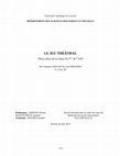 Research paper thumbnail of Le jeu théâtral - Observation socio-anthropologique du jeu dans une école de théâtre 