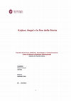 Research paper thumbnail of Kojève, Hegel e la fine della Storia