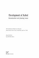 Research paper thumbnail of The Role of Spatial Strategies In Planning Kabul's Future