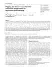 Research paper thumbnail of Flipping the Classroom in Teacher Education: Implications for Motivation and Learning