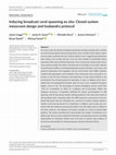 Research paper thumbnail of Inducing broadcast coral spawning ex situ: Closed system mesocosm design and husbandry protocol