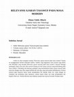 Research paper thumbnail of Relevansi ajaran tasawuf pada masa modern