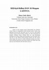 Research paper thumbnail of Rida(al-Ridha) dan Al-Maqam lainnya