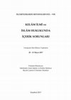 Research paper thumbnail of KELAM İLMİNDE ULUHİYET BAHİSLERİNİN GÜNCELLENMESİ ÜZERİNE