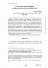 Research paper thumbnail of PATRICE MANIGLIER: CUÁNTOS PLANETAS TIERRA? EL GIRO GEOLÓGICO EN ANTROPOLOGÍA