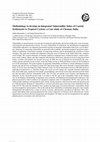 Research paper thumbnail of Methodology to develop an Integrated Vulnerability Index of Coastal Settlements to Tropical Cyclone: a Case study of Chennai, India