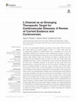 Research paper thumbnail of If Channel as an Emerging Therapeutic Target for Cardiovascular Diseases: A Review of Current Evidence and Controversies