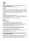 Research paper thumbnail of Programa da disciplina: Acumulação, Estado e sistema internacional: interpretações marxistas para pensar a contemporaneidade (Programa de Pós-Graduação em Economia/IE/UFRJ - 2018.1)