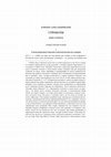 Research paper thumbnail of Clement of Alexandria. The Stromateis. A Russian Translation by Eugene Afonasin. St. Petersburg, 2003 /Климент Александрийский. Строматы. Первое издание -- 2003. Второе 2015.