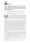 Research paper thumbnail of Moreno Leoni (2017) Entre Roma y el Mundo Griego. Memoria, autorrepresentación y didáctica del poder en las Historias de Polibio. Editorial Brujas, Córdoba.