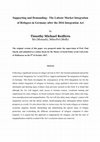 Research paper thumbnail of Supporting and Demanding: The Labour Market Integration of Refugees in Germany after the 2016 Integration Act