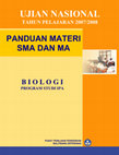 Research paper thumbnail of UJIAN NASIONAL B I O L O G I PANDUAN MATERI SMA DAN MA