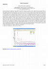 Research paper thumbnail of Powder XRD studies of gallstones