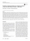 Research paper thumbnail of The Influence of Aggression-Evoking Cues on Aggressive Cognitions in Males and Females: Different Procedures – Similar Effects