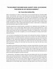 Research paper thumbnail of " THE RECURRENT DECEMBER BANK LIQUIDITY CRISIS: AN ECONOMIC TIME BOMB OR JUST RECKLESS BANKING? "