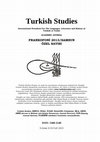 Research paper thumbnail of Turkish Studies International Periodical For The Languages, Literature and History of Turkish or Turkic ACADEMIC JOURNAL